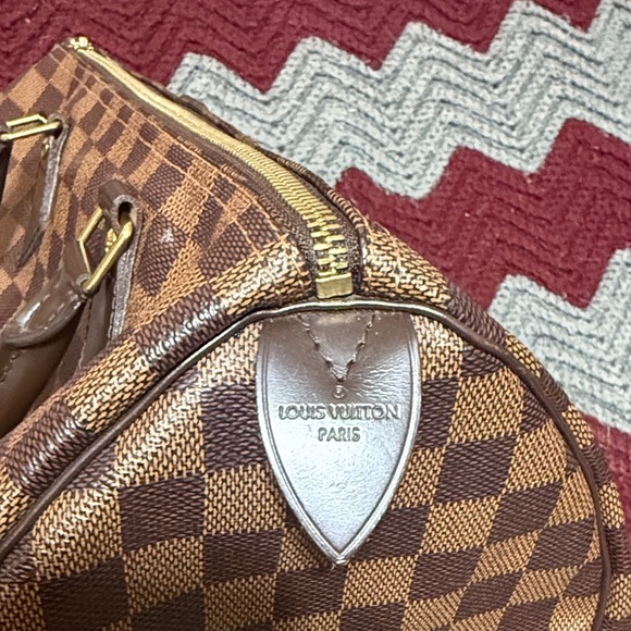 Louis Vuitton Brown Damier Speedy Bag - Picture 6 of 16